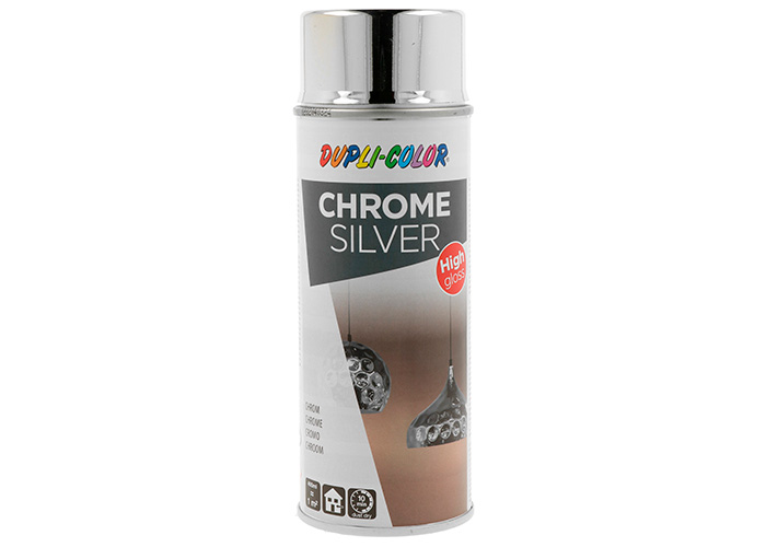 dupli color chrome sølv spray maling