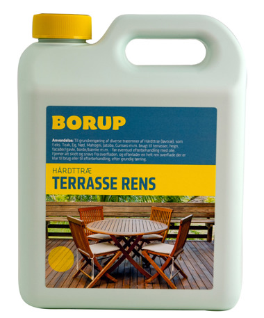 Hårdt Træ Terrasse Rens