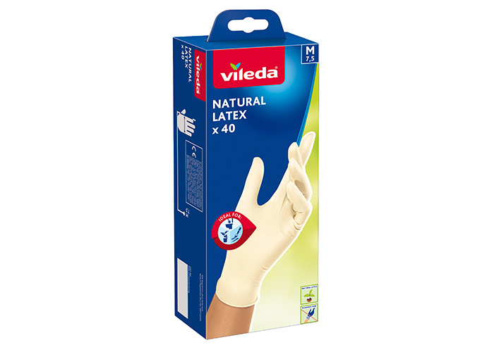 Vileda Natural Latex Engangshandske