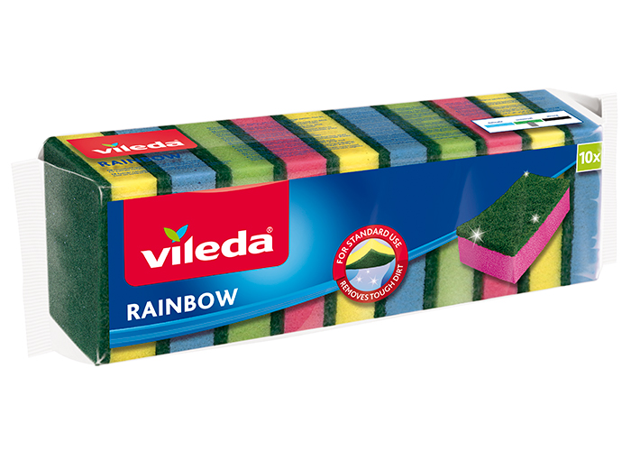 Vileda Rainbow skrubbesvamp