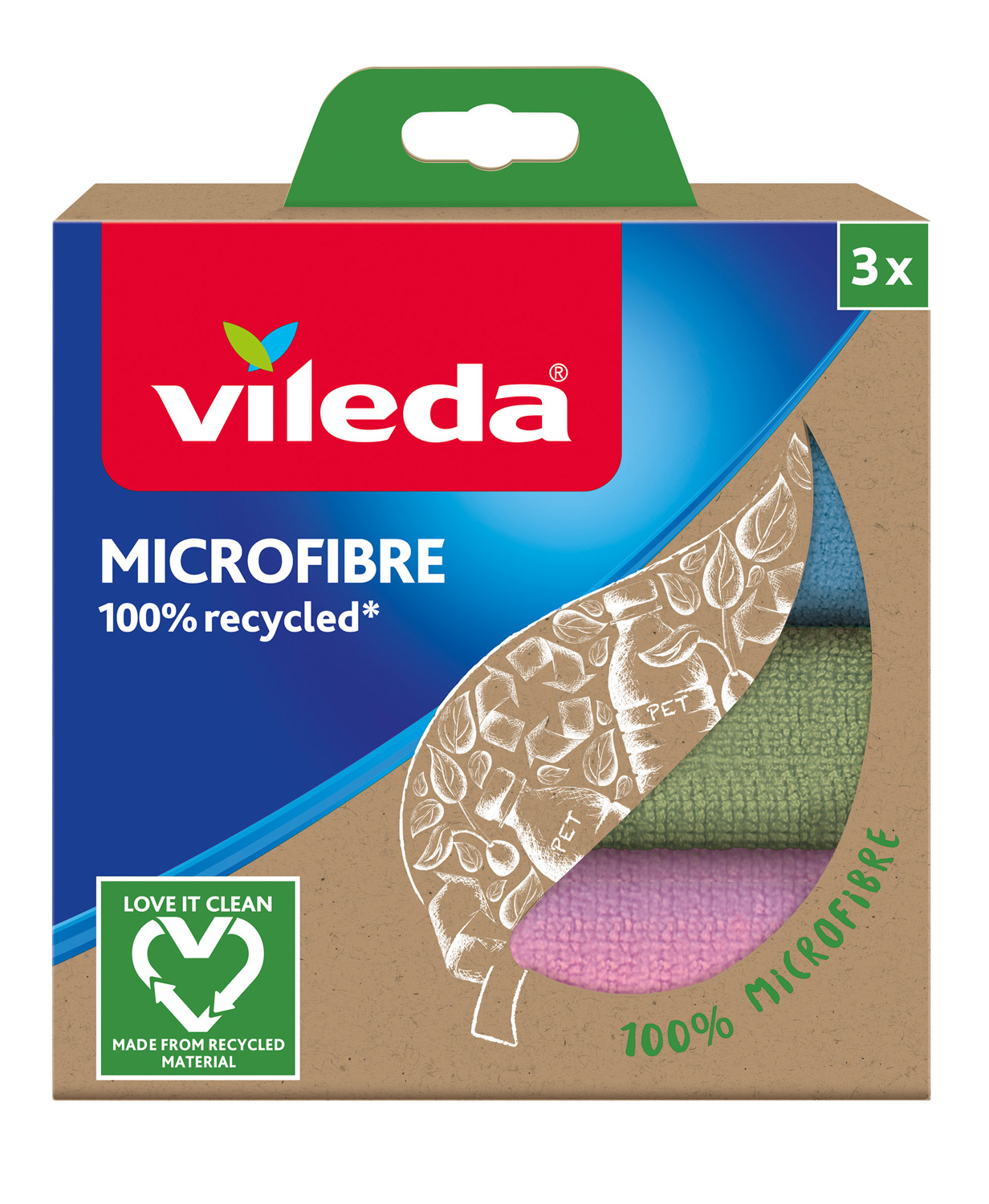 Vileda Microfibre Recycled Klud