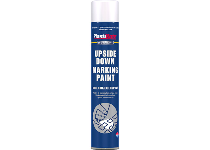 Plasti-Kote Marking Paint markering spray Hvid