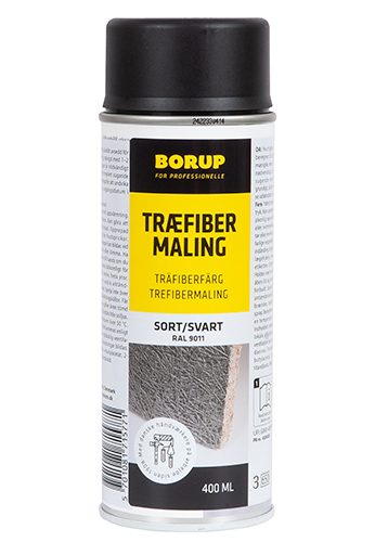 Borup træfibermaling sort