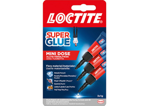 Super Glue Mini Dose, 3 pak