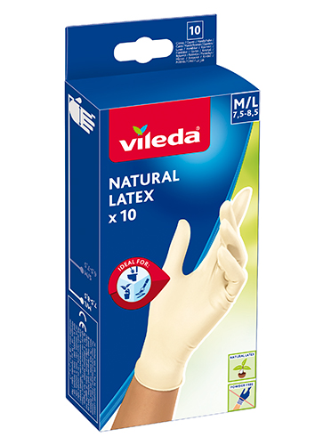 Vileda Natural Latex Engangshandske